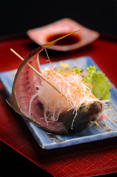 istock Sashimi fish Japanese food style selective focus vertical 184372594