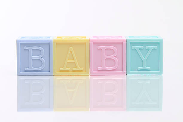 bébé blocs - bébé cubes photos et images de collection