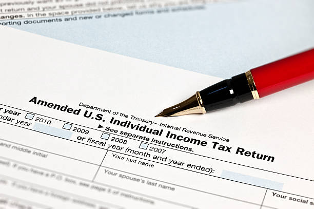 istock Tax 1040x Form 184372782