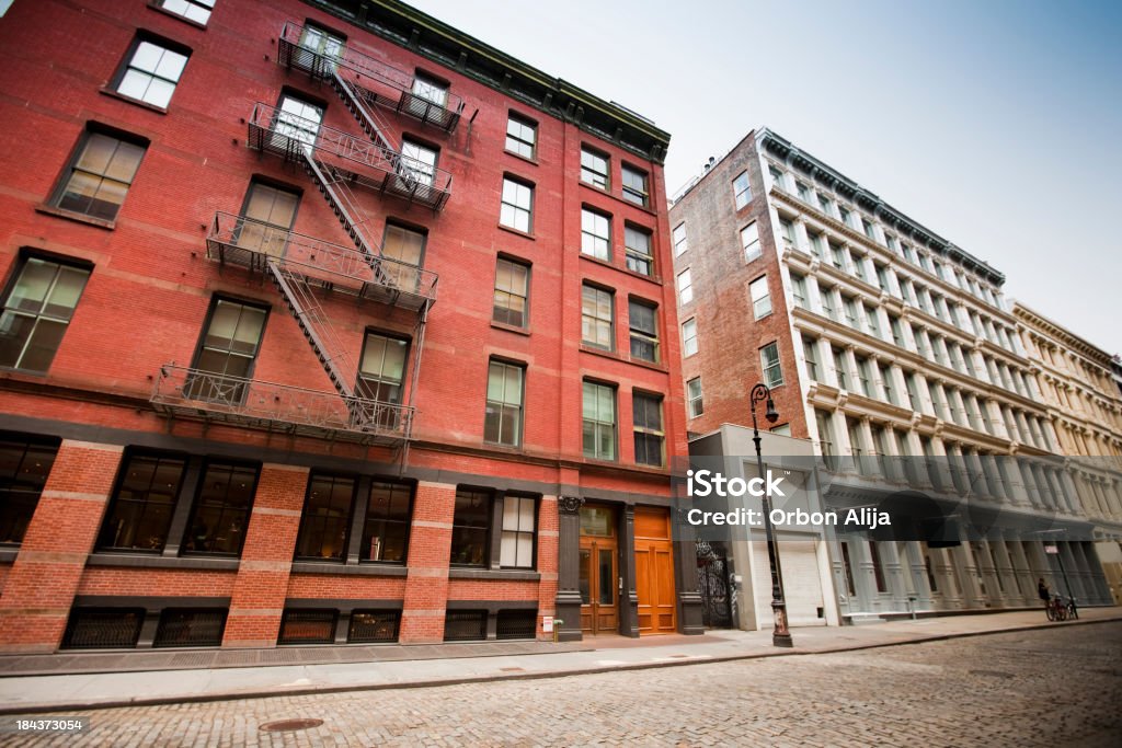 Arquitectura de la ciudad de Nueva York: SoHo de la suite tipo loft - Foto de stock de Casa solariega libre de derechos