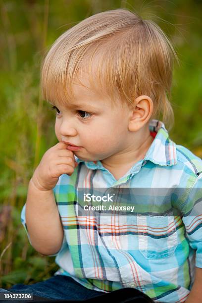 哀愁 Baby Boy の芝生 - ライフスタイルのストックフォトや画像を多数ご用意 - ライフスタイル, 人の顔, 人体部位