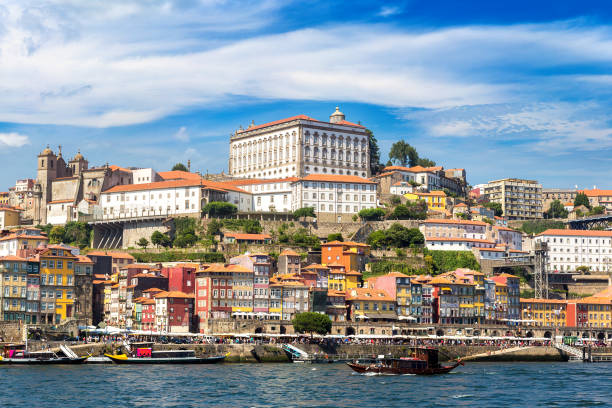 istock Tourist boat and Douro River in Porto 1843732154