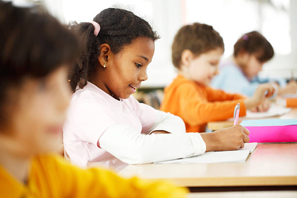 istock African schoolgirl in the classroom. 184373854
