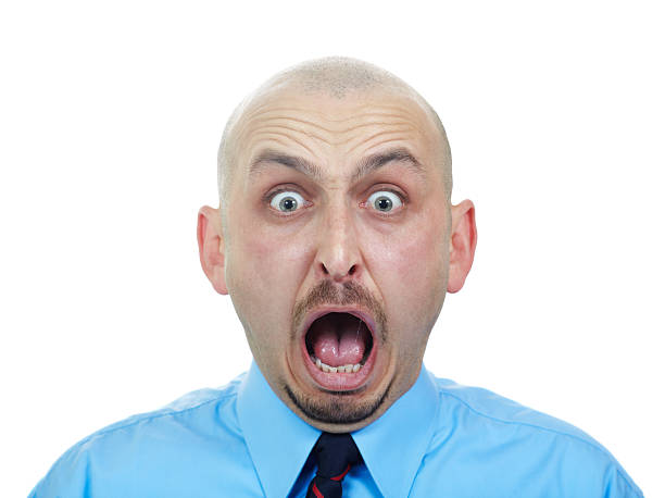 Surprised Surprised office worker ugly face stock pictures, royalty-free photos & images