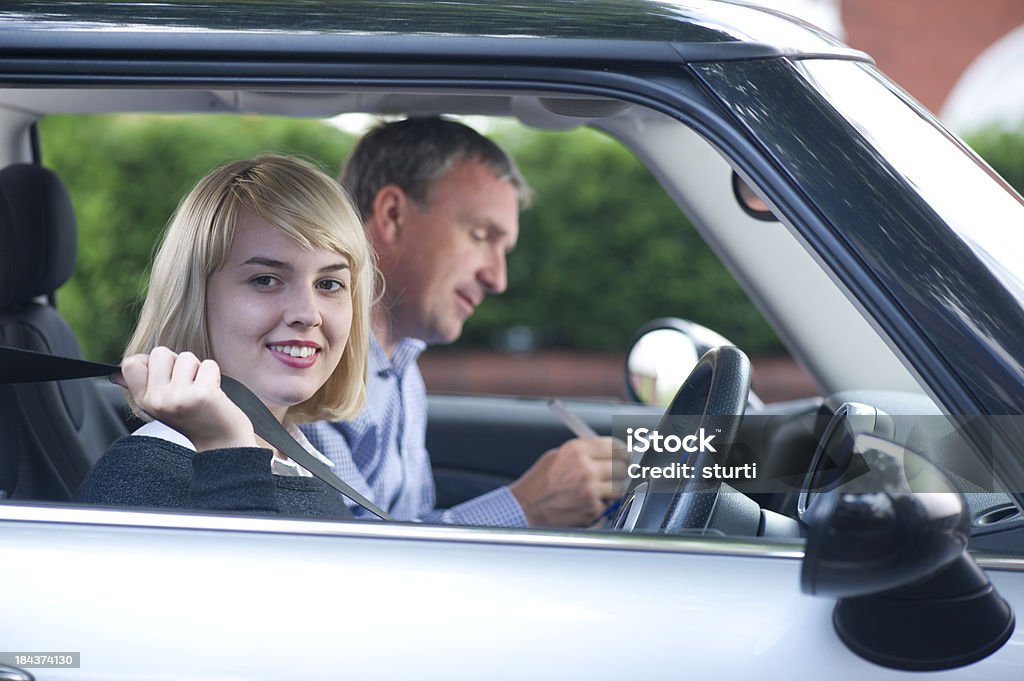 driving-Unterricht - Lizenzfrei Fahrprüfung Stock-Foto