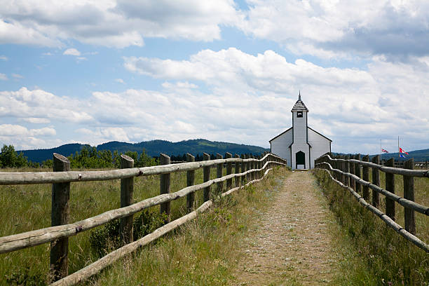 istock Historic Wood Church 184374227