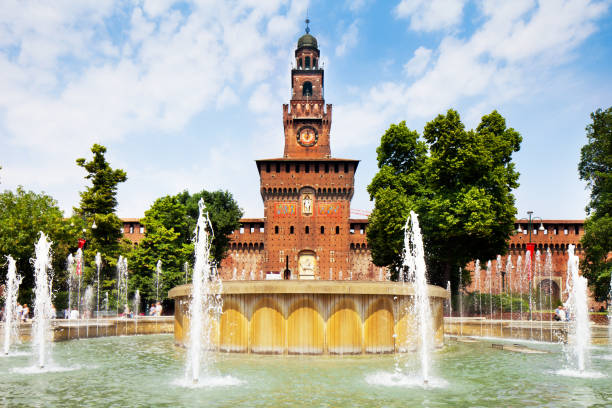 istock Castello Sforzesco in Milan, Italy 184374451