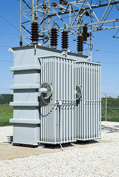 istock Electric Distribution Substation Transformer 184374768