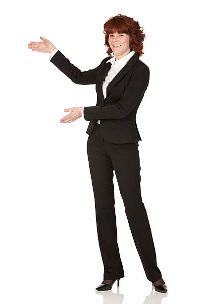 istock Businesswoman gesturing 184375301