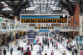 Liverpool Street Station, Rush Hour, Blurred People, London, England