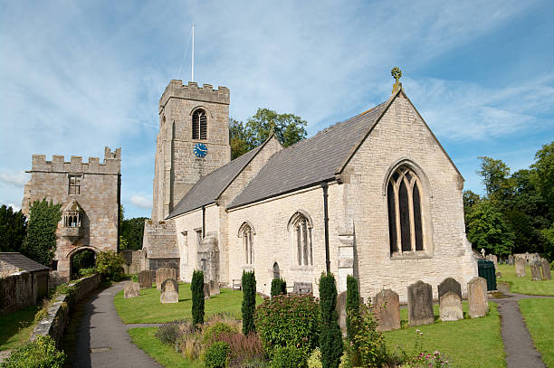 istock St. Nicholas Church in West Tanfield North Yorkshire 184375933
