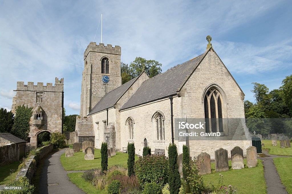 St Nicholas Церковь в Западной Tanfield Север Yorkshire - Стоковые фото Рипон роялти-фри