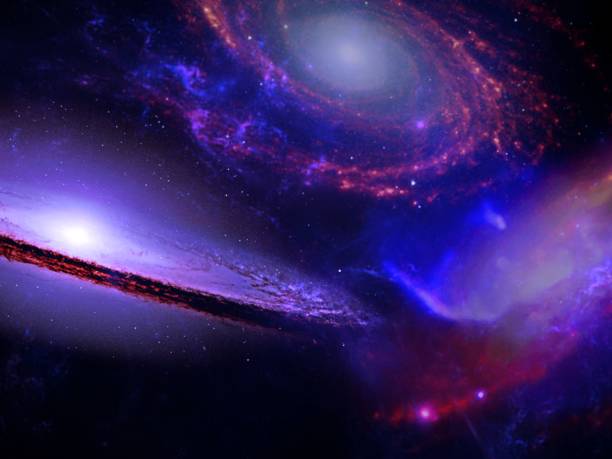 istock Planets Galaxy Science Fiction Wallpaper Beauty Deep Space Cosmos Physical Cosmology Stock Photos. 1843766954