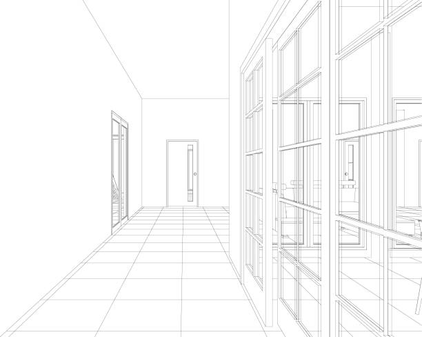 istock 3D illustration of residential project 1843768554
