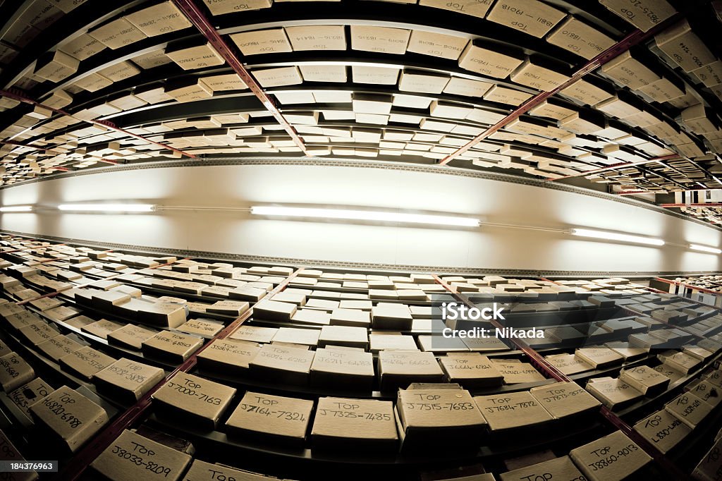 Boxen in Archiv - Lizenzfrei Akte Stock-Foto
