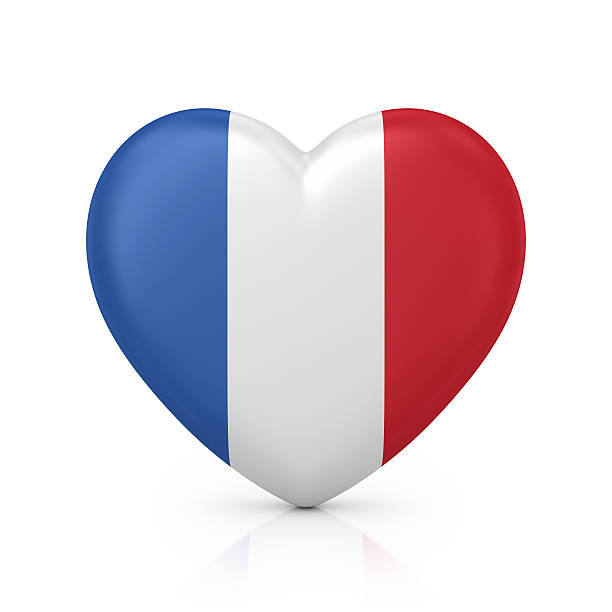270+ French Culture Heart Shape Flag France Stock Photos, Pictures ...