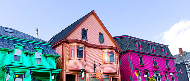 istock Colourful Homes and Businesses, Lunenburg Nova Scotia. 184377295