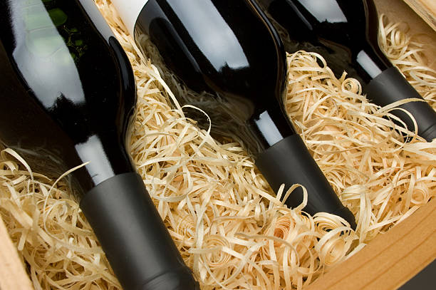 istock Closeup of Wine Bottle 184377923