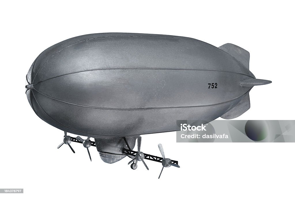 Blimp Mock-up blimp isolate on a white background Blimp Stock Photo