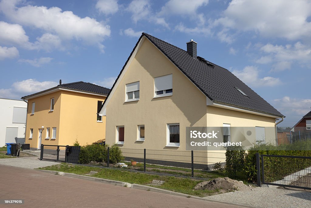 Eine Familie Haus in Deutschland - Lizenzfrei Einfamilienhaus Stock-Foto