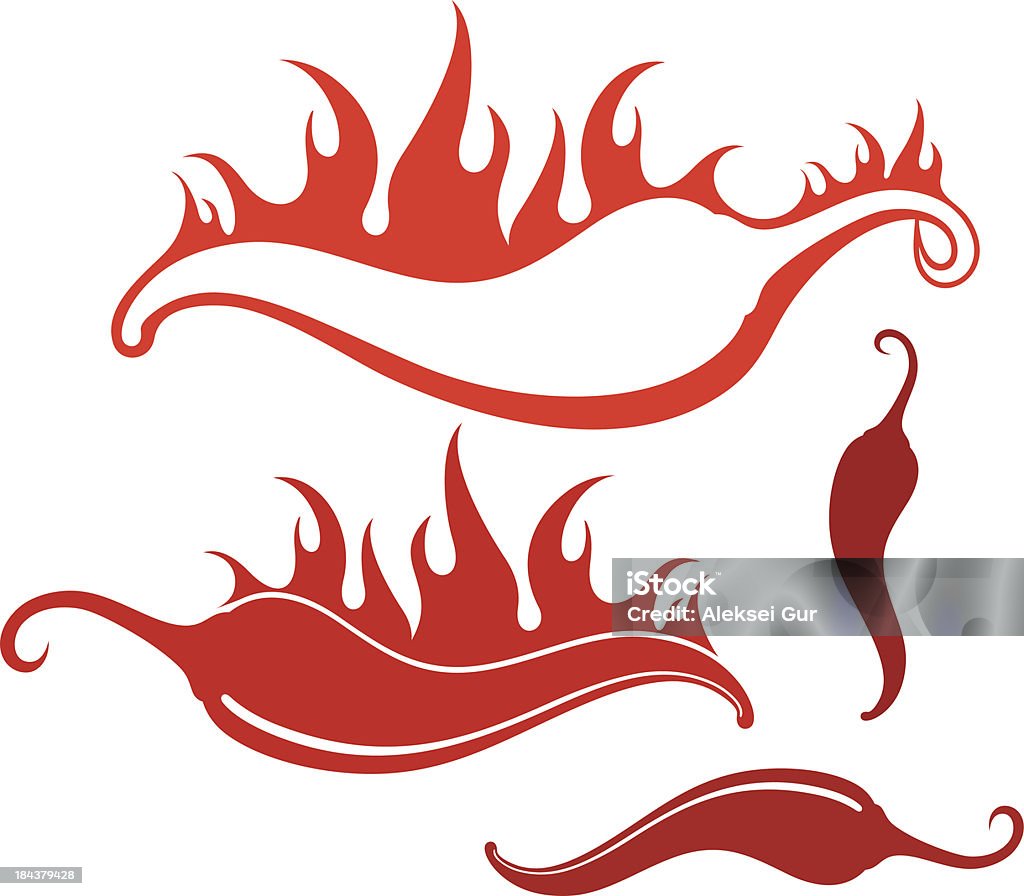 Chili Pepper Chili Pepper (EPS) + ZIP - alternate file (CDR) Abstract stock vector