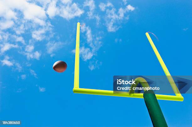 Missed Field Goal American Football Stock Photo - Download Image Now - Football Goal Post, American Football - Sport, American Football - Ball