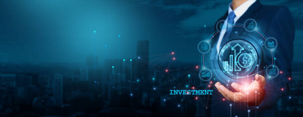 istock Businessman analyzing investment growth opportunities and company valuations, and developing strategies and plans for target investments. conducting an analysis of market trends. 1843806750
