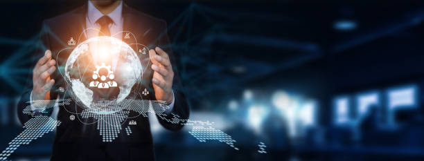 istock Management and business technology concepts. Facilitating development. Strategic planning, efficient execution, and resource allocation. Aligning goals with organizational vision. 1843807814