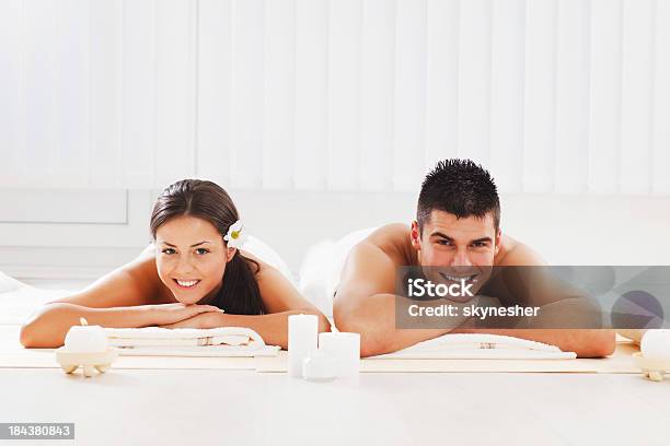 Young Couple Is Resting At The Spa Centre Stock Photo - Download Image Now - Adult, Adults Only, Alternative Medicine