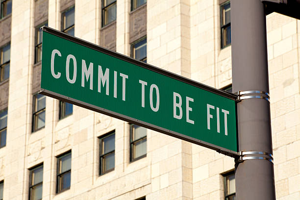 istock Healthy Lifestyle: Street Sign that says 