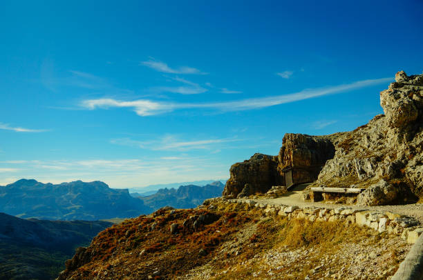 Dolomiti mountain and cliff in italy