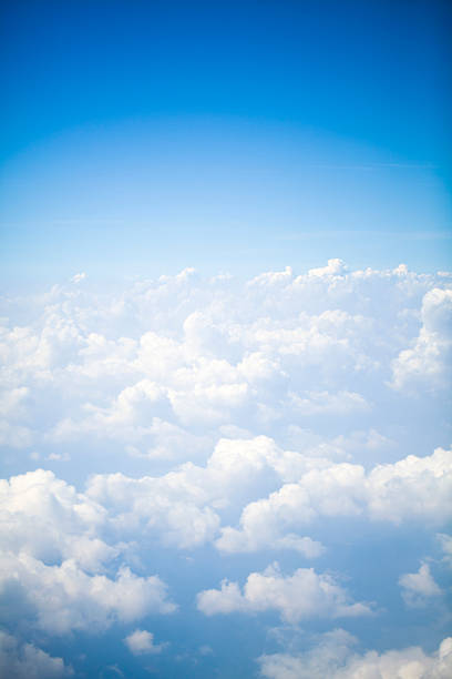 nuvens - cumulus cloud cloud sky only cumulonimbus imagens e fotografias de stock
