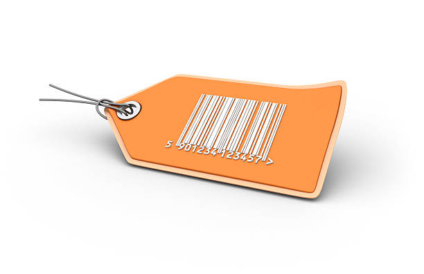 BAR CODE Shopping Tag BAR CODE Shopping Tag 3d barcode stock pictures, royalty-free photos & images