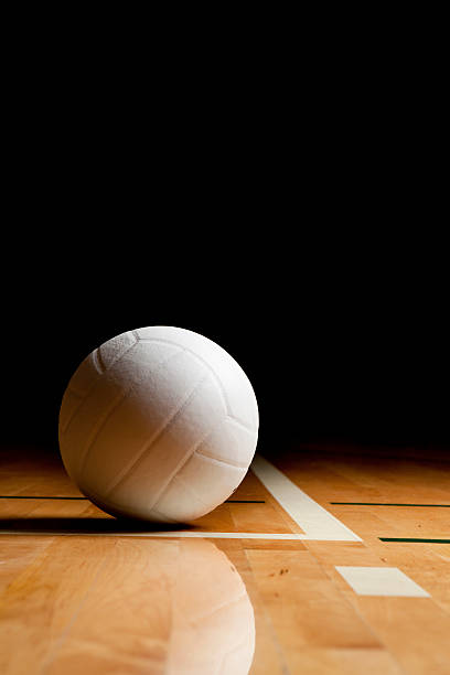 volleyball - volleyball sport floor ball stock-fotos und bilder