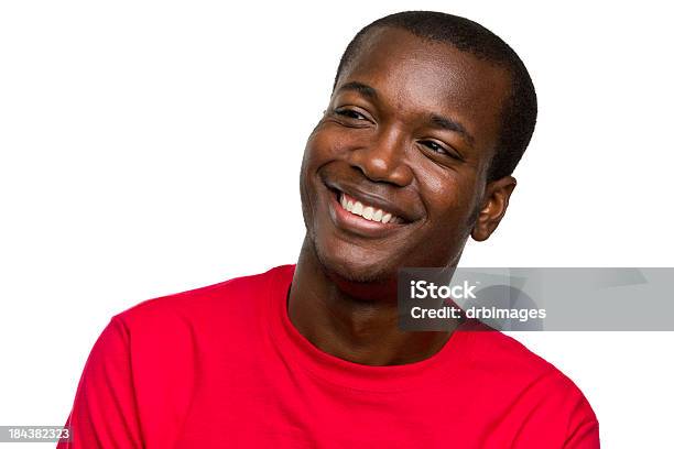 Male Portrait Stock Photo - Download Image Now - People, T-Shirt, White Background