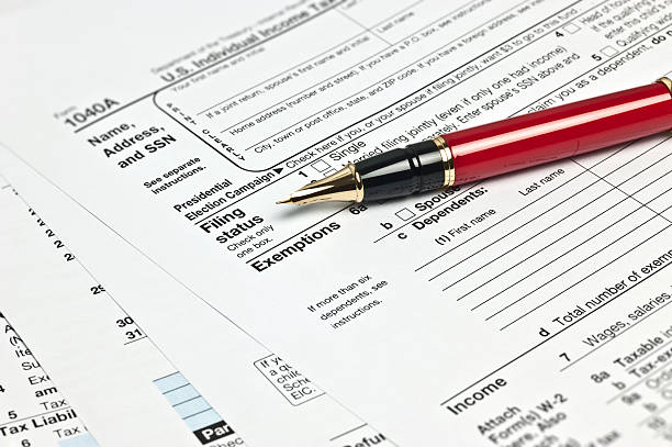 istock Tax 1040x Form 184382483