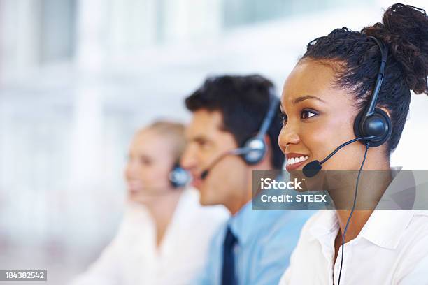 Female Operator Stock Photo - Download Image Now - Call Center, Customer Service Representative, African-American Ethnicity