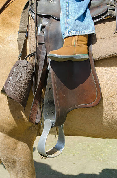 istock Small Cowboy, Big Horse 184382568