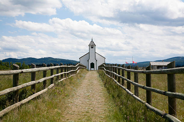 istock Historic Wood Church 184382630
