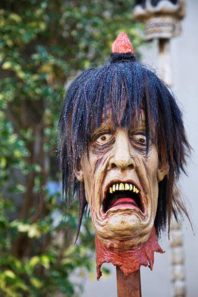 istock Autumn Screaming Halloween Man Front Yard, Spooky Lawn Decorations 184382837