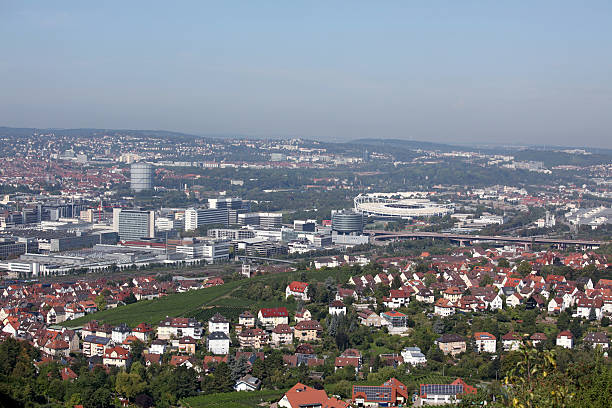 Aerial view of Stuttgart Germany