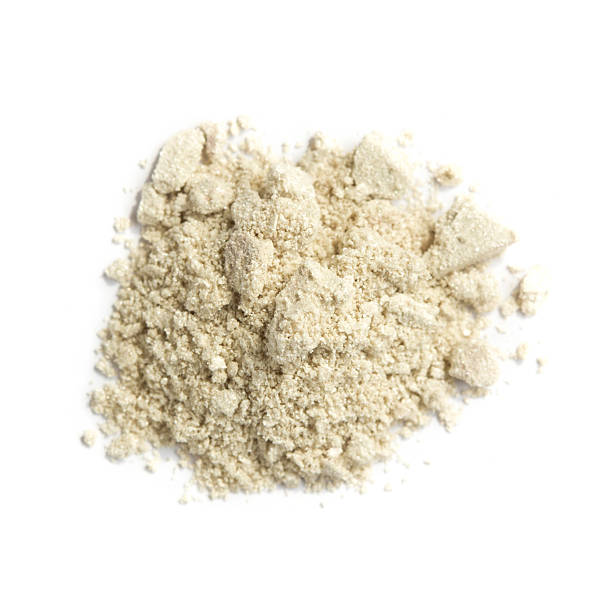 istock Pile of shimmering beige eye shadow 184382856
