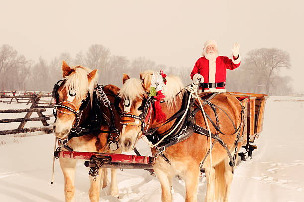 istock Santa In A Winter Wonderland 184382982