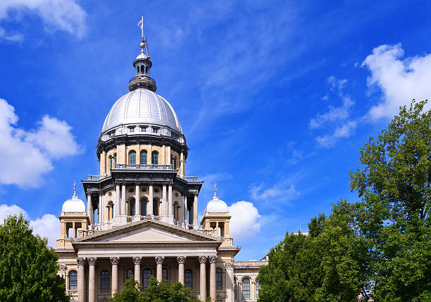 istock Illinois Capital Building in Springfield 184383174
