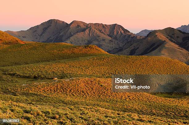 Landscape Of Mountain In Dawn Stock Photo - Download Image Now - Asia, Beauty, Beauty In Nature