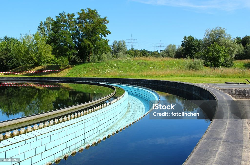 Abwasser-Behandlung - Lizenzfrei Kanalisationsabflüsse Stock-Foto