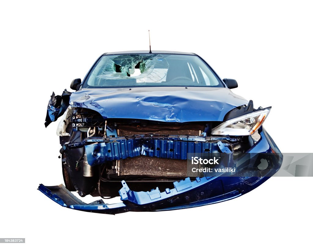 Caído automóvil - Foto de stock de Coche libre de derechos