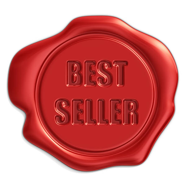 best seller seal isolated best seller red seal.3d render. best sellers stock pictures, royalty-free photos & images