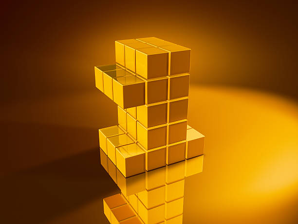 istock Number One Golden Cubes 184384498