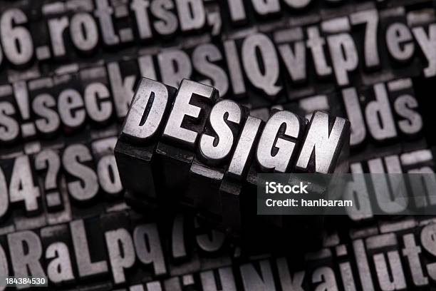 Diseño De Tipografía Cartas De Metal Foto de stock y más banco de imágenes de Letra de imprenta - Letra de imprenta, Metal, Anticuado